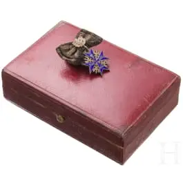 Général Gerhard Tappen - Miniature de l'ordre Pour le Mérite avec feuilles de chêne