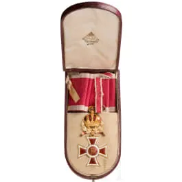 General Gerhard Tappen - Kommandeurskreuz mit KD des österreichischen Leopoldordens im Etui