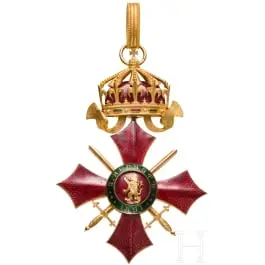 Général Gerhard Tappen - Grand-croix avec épées de l'ordre bulgare du mérite militaire
