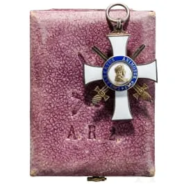 Albrecht Order - Knight's Cross 2nd Class with Swords in case