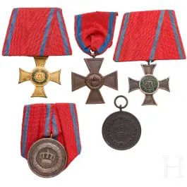Collection de distinctions de service wurtembergeoises