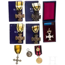 Petite collection de distinctions wurtembergeoises