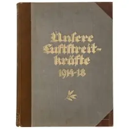 Livre « Unsere Luftstreitkräfte 1914-1918 » de Walter von Eberhardt