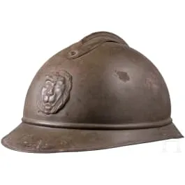 Stahlhelm „Adrian" M 15 für Mannschaften der belgischen Armee