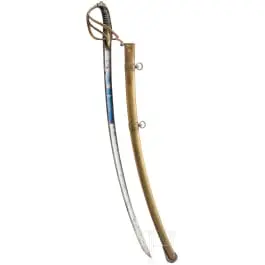 Sciabola con testa di leone per ufficiali della cavalleria leggera, circa 1800