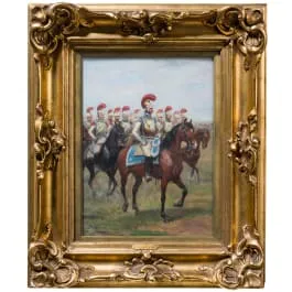 Paul Emile Perboyre (1851 - 1929) - Karabiniéři v poli