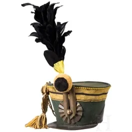 Tschako M 1836 for vaktmester i husarregiment nr. 10
