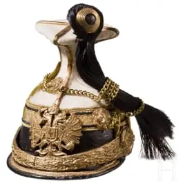 Berretto in miniatura per ufficiali del reggimento imperiale e regio di ulani „Kaiser” n. 4, sec. XX