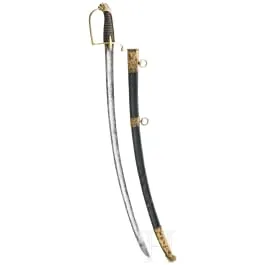Sciabola con testa di leone per ufficiali di fanteria, dal 1798
