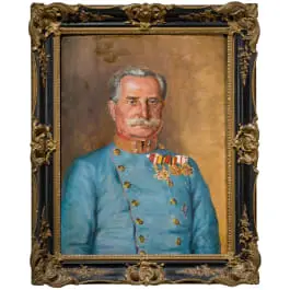 Grande ritratto di un tenente maresciallo dell'esercito imperiale e regio