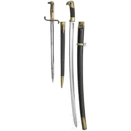 Sciabola cosacca M 1881 per truppa e baionetta