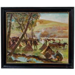 小尤利乌斯·文切尔（1881 - 1961）——《Türkische M.G. Abt》，日期为1917年