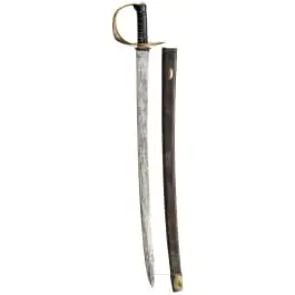 Sciabola d'abbordaggio secondo il modello britannico M 1845
