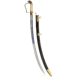 Sciabola con testa d'aquila per ufficiali, circa 1810 - 1830