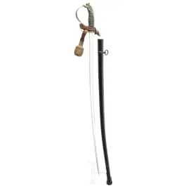 Sciabola con testa d'aquila M 1856 per ufficiali di fanteria, dal 1905