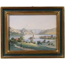 Heinrich Schönfeld（1809 - 1845）水彩画，出自国王路德维希二世遗产，标注日期1836年