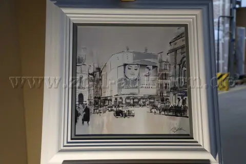 1 Gemälde / Collage "Tonal Study, Picadilly"