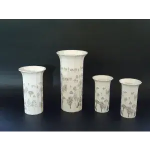 4 个 Rosenthal 花瓶，15、19 和 26 厘米
