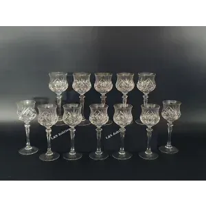 12 krystall vinglass