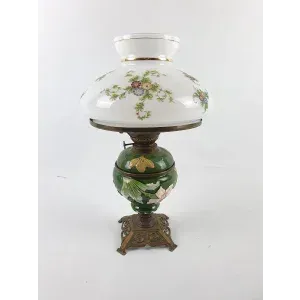 Majolika油灯高46厘米（缺少灯罩）