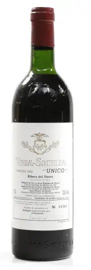 Bodegas Vega Sicilia Unico Gran Reserva 1962