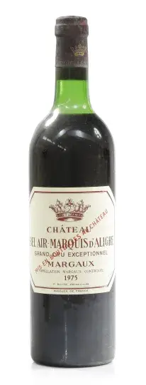 Chateau Bel Air Chateau Belair Marquis d Aligre 1975