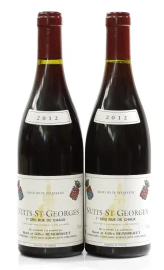Remoriquet Nuits Saint Georges "Rue de Chaux" 1er Cru 2012