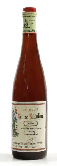 Weingut Schloß Schönborn Erbacher Marcobrunn Riesling Beerenauslese 1976