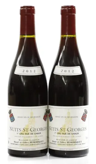 Remoriquet Nuits Saint Georges "Rue de Chaux" 1er Cru 2012