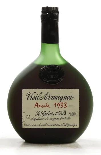 Gelas, B. & Fils Vieil Armagnac 1933