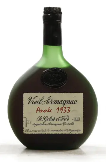 Gelas, B. & Fils Vieil Armagnac 1933