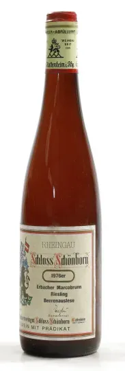 Weingut Schloß Schönborn Erbacher Marcobrunn Riesling Beerenauslese 1976