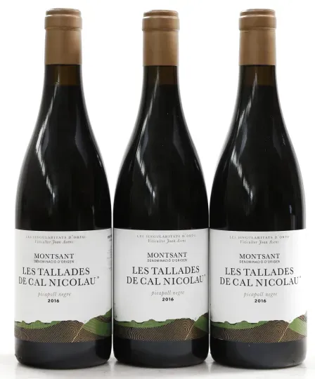 Orto Vins Les Tallades de Cal Nicolau Picapoll Negre 2016
