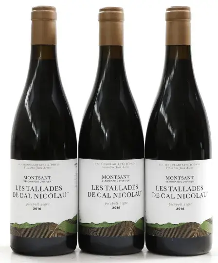 Orto Vins Les Tallades de Cal Nicolau Picapoll Negre 2016