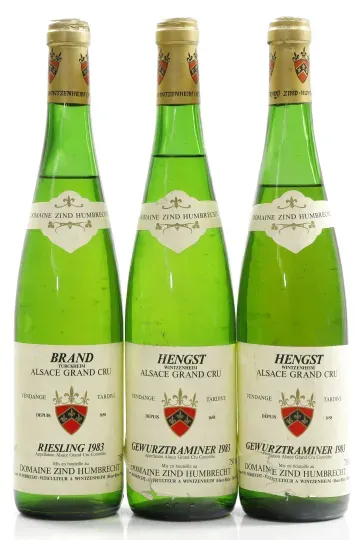 Domaine Zind-Humbrecht Gewürztraminer Hengst Grand Cru 1983 0,75 l, Domaine Zind-Humbrecht ... e altri 2