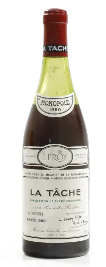 Domaine de la Romanee-Conti La Tache Grand Cru 1980