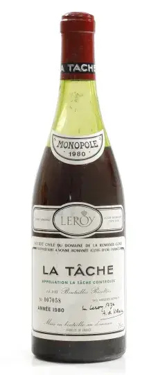 Domaine de la Romanee-Conti La Tache Grand Cru 1980