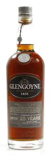 Glengoyne single malt scotch whisky T25 vuotta Signature Robby Highes 48 % vol.