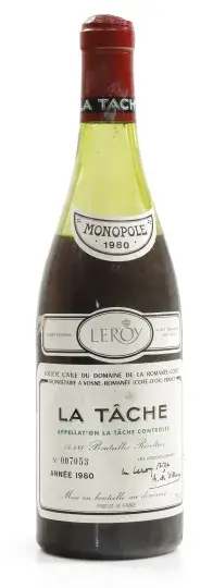 Domaine de la Romanee-Conti La Tache Grand Cru 1980
