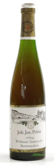 Weingut Joh.Jos. Prüm Wehlener Sonnenuhr Riesling Beerenauslese 1976