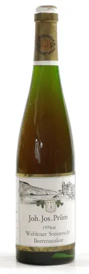 Weingut Joh.Jos. Prüm Wehlener Sonnenuhr Riesling Beerenauslese 1976