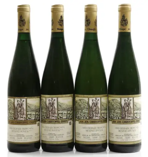 Christoffel Erben, Jos. jun. Erdener Treppchen 雷司令精选晚收 ** 1995 0.75 升, Christoffel Erben, Jos. jun. ... 及另外 3 项