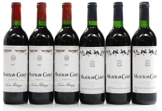 Baron Philippe de Rothschild Mouton Cadet 1992 0,75 l, Baron Philippe de Rothschild ... og 2 til