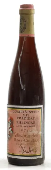 Schloß Johannisberg Rosa-Goldlack Riesling Beerenauslese 1971