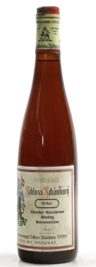 Weingut Schloß Schönborn Erbacher Marcobrunn 雷司令逐粒精选葡萄酒 1976