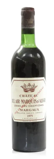 Chateau Bel Air Chateau Belair Marquis d Aligre 1975