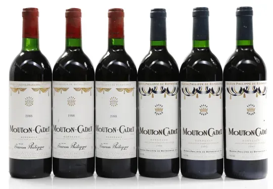 Baron Philippe de Rothschild Mouton Cadet 1988 0,75 l, Baron Philippe de Rothschild ... und 1 weiterer