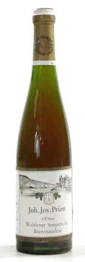 Weingut Joh.Jos. Prüm Wehlener Sonnenuhr Riesling Beerenauslese 1976