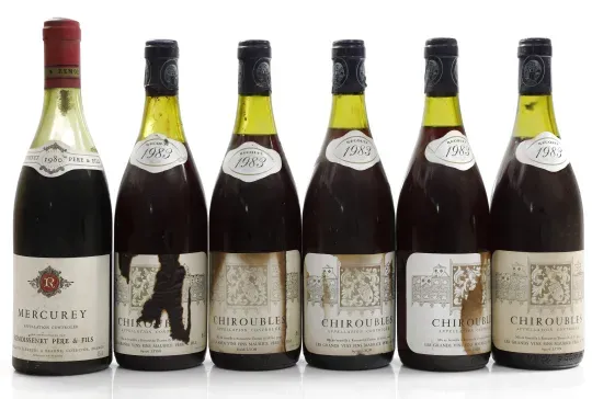 Maurice Pere Beaujolais Chiroubles 1983 0,75 l, Maurice Pere ... und 1 weiterer