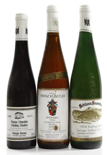 Weingut Schloss Saarstein Serriger Schloss Saarsteiner Riesling Spätlese 1994 0,75 l, Weingut Schloss Saarstein ... og 2 mere
